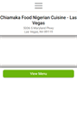Mobile Screenshot of chiamakafoodvegas.com